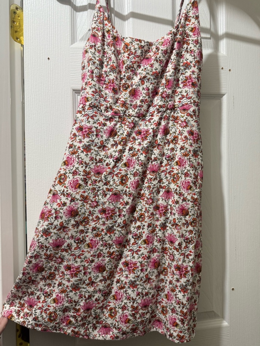 Old Navy Pink Floral Spaghetti-Strap Mini Dress